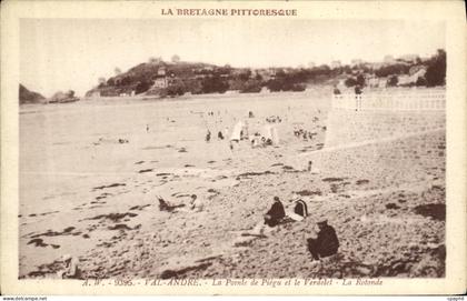 CPA Val Andre La pointe de Piegu et le Verdelet La rotonde