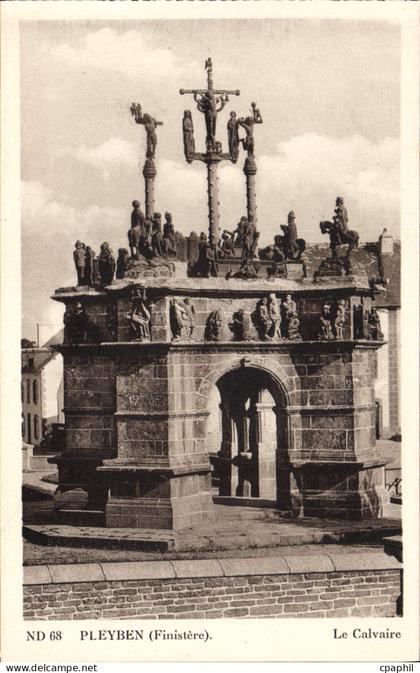 CPA Pleyben Finistere Le Calvaire