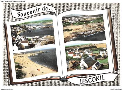 CS-BFP1-0652-29 - Souvenir de LESCONIL - PLOBANNALEC - Les hôtels - Les rochers - La plage - L'église