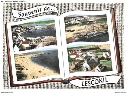 CS-BFP1-0653-29 - Souvenir de LESCONIL - PLOBANNALEC - Les hôtels - Les rochers - La plage - L'église