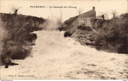 Ploermel CPA La cascade de l'etang