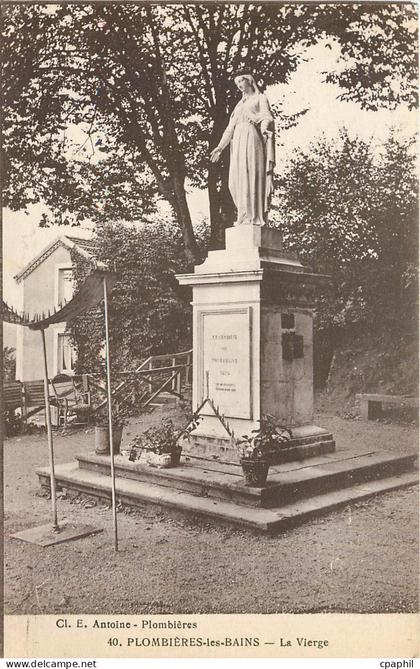 CPA Plombieres les bains la Vierge