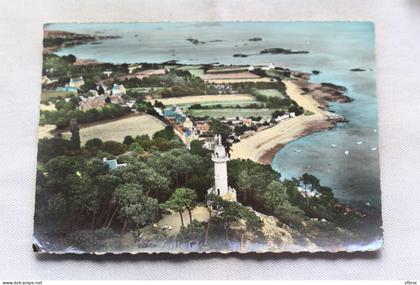 Cpm, Ploubazlanec, la tour de Kerroc'h et la plage de Pors Don, Cotes d'Armor 22