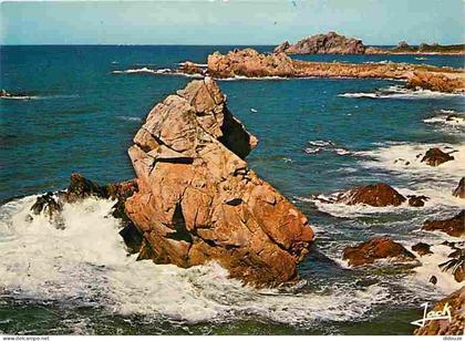 29 - Plougasnou - Le rocher du Sphinx - Effet de Vagues - Voir Scans Recto Verso