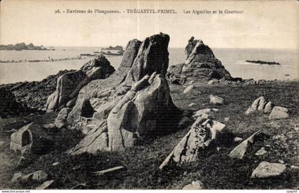 CPA Environs de Plougasnou Tregastel Primel Les Aiguilles et le Guetteur