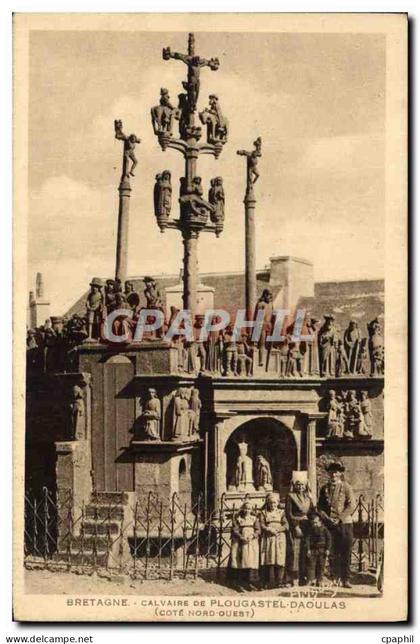 CPA Calvaire De Plougastel Daoulas