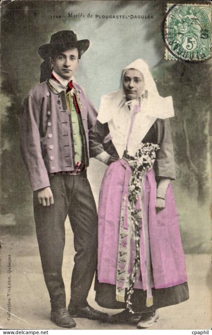 Plougastel - Daoulas - Maries - Folklore - Costume - Bretagne - CPA