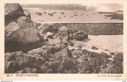 29 Plouguerneau cale de Corregou CPA cachet Plouguerneau 1950