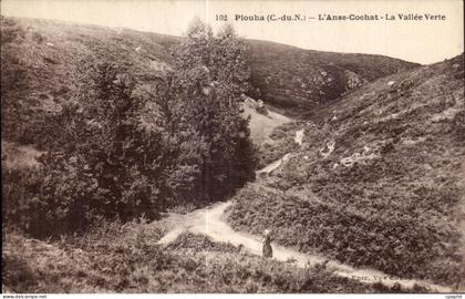 CPA Plouha L Anse Cochat La Vallee Verte
