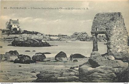 CPA PLOUMANAC'H-Les Rochers