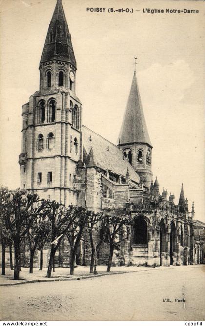 CPA Poissy L'Eglise Notre Dame