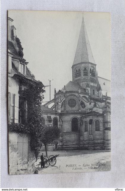 Poissy, église Notre Dame, l'abside, Yvelines 78