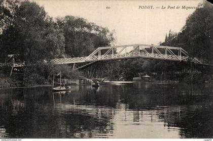 Poissy - Le Pont de Migneaux - CPA