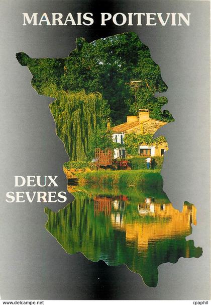 CPM Marais Poitevin Deux Sevres La cathedrake de la Verdure