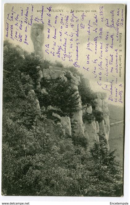 CPA - Carte Postale - France - Poligny - La Pierre qui vire - 1907 ( CP4184 )