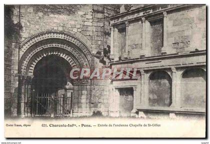 Pons - Chapelle de St Gilles - CPA