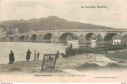 54 - Pont à Mousson - Le Pont - La Côte de Mousson - Animée - Précurseur - CPA - Voir Scans Recto-Verso