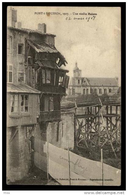 54 Pont-?-Mousson PONT-A-MOUSSON, 1917 - Une Vieille Maison pont D54D K54431K C54431C RH010646