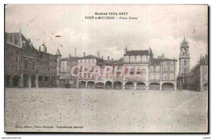 CPA Pont A Mousson Guerre Place Duroc