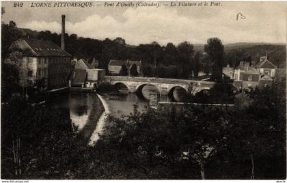 CPA Pont d'Ouilly - La Filature et le Pont (516086)