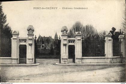 CPA Pont De Cheruy Chateau Grammont