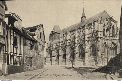 CPA Pont De l'Arche L'Eglise Facade Sud