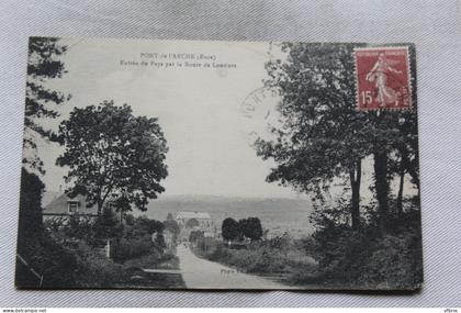 Pont de l'Arche, entrée du pays par la route de Louviers, Eure 27