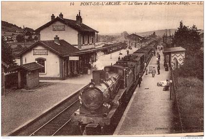 V4109 cpa 27 Pont de l'Arche - la Gare de Pont de l'Arche Alizay