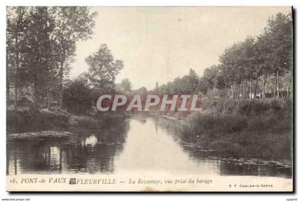 CPA Pont de Vaux Fleurville La Reyssouze vue prise du barage