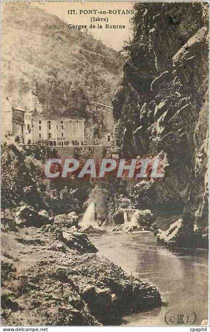 CPA Pont en Royans Isere Gorges de la Bourne