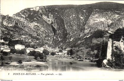 CPA Pont en Royans Vue Generale