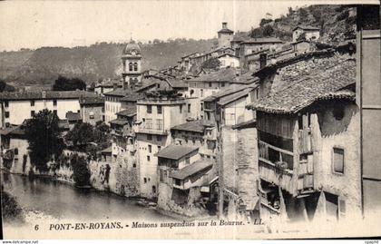 Pont en Royans - Maisons Suspendues sur la Bourne - CPA