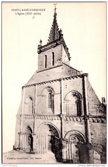 17 PONT L'ABBE D'ARNOULT - l'église.