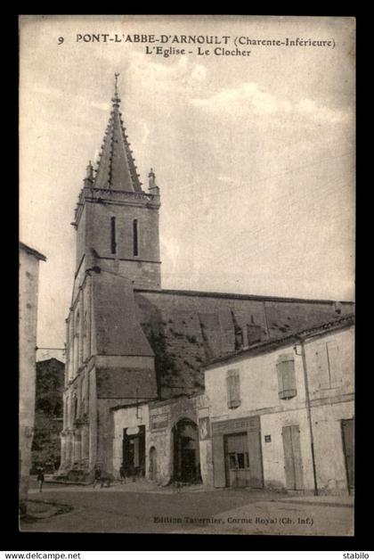 17 - PONT-L'ABBE-D'ARNOULT - L'EGLISE