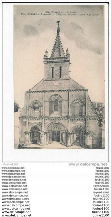 carte de PONT L' ABBE D' ARNOULT   ( recto verso )