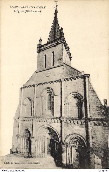 CPA Pont L'Abbe D'Arnoult L'Eglise