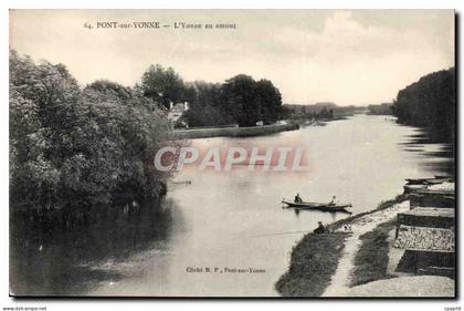 Pont sur Yonne CPA L'Yonne en amont