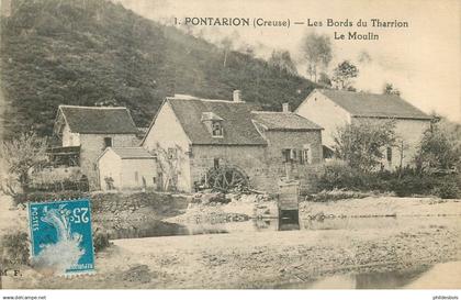 CREUSE  PONTARION  le moulin