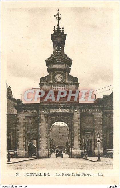 CPA PoNTARLIER-La porte saint-pierre-LL