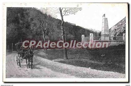 CPA Pontarlier Monument De La Cluse