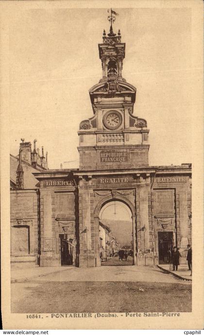 CPA Pontarlier Porte Saint Pierre