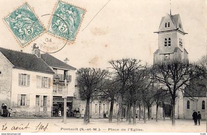 PONTAULT-COMBAULT PLACE DE L'EGLISE