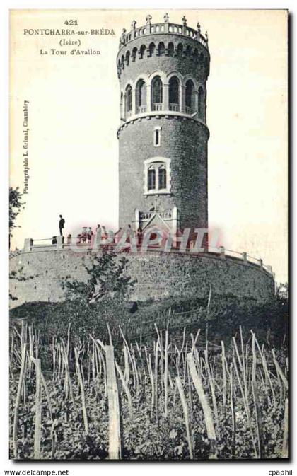 CPA Pontcharra sur Breda La Tour d Avallon