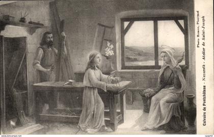 Calvaire de Pontchateau CPA Nazareth Atelier de Saint Joseph