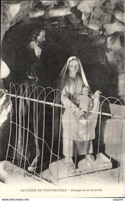 CPA Calvaire de Pontchateau GRoupe de la Nativite