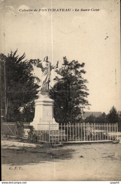 CPA Calvaire de Pontchateau Le Sacre Coeur