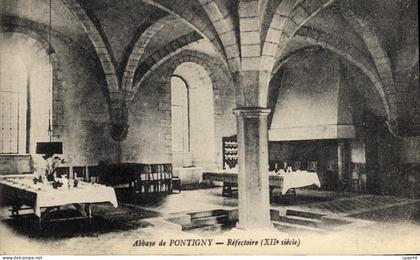 CPA Abbaye De Pontigny Refectoire
