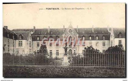 CPA Pontmain la maison des Chapelains
