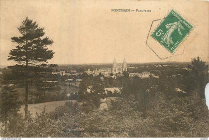 CPA Pontmain Panorama