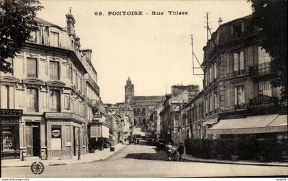 CPA Pontoise Rue Thiers
